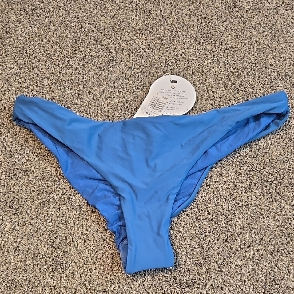 NWT PQ Blue Bikini Bottom Swim